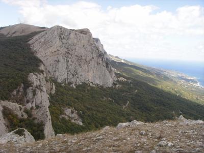 Прикрепленное изображение: 122 Гора Балчик-Кая и побережье с горы Мердвен-Кая.jpg